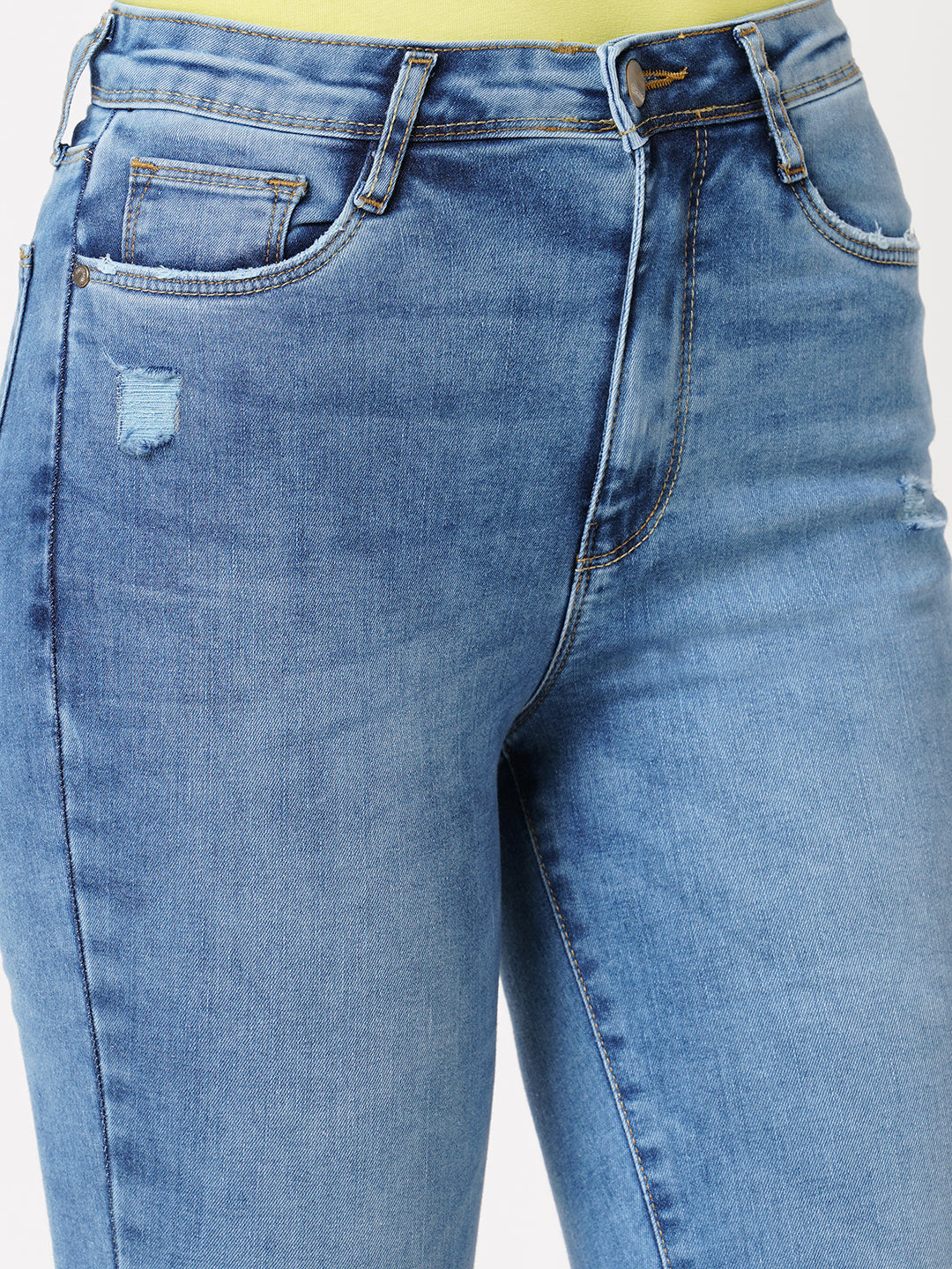 Women Blue Sky High-Rise Skinny Jeans