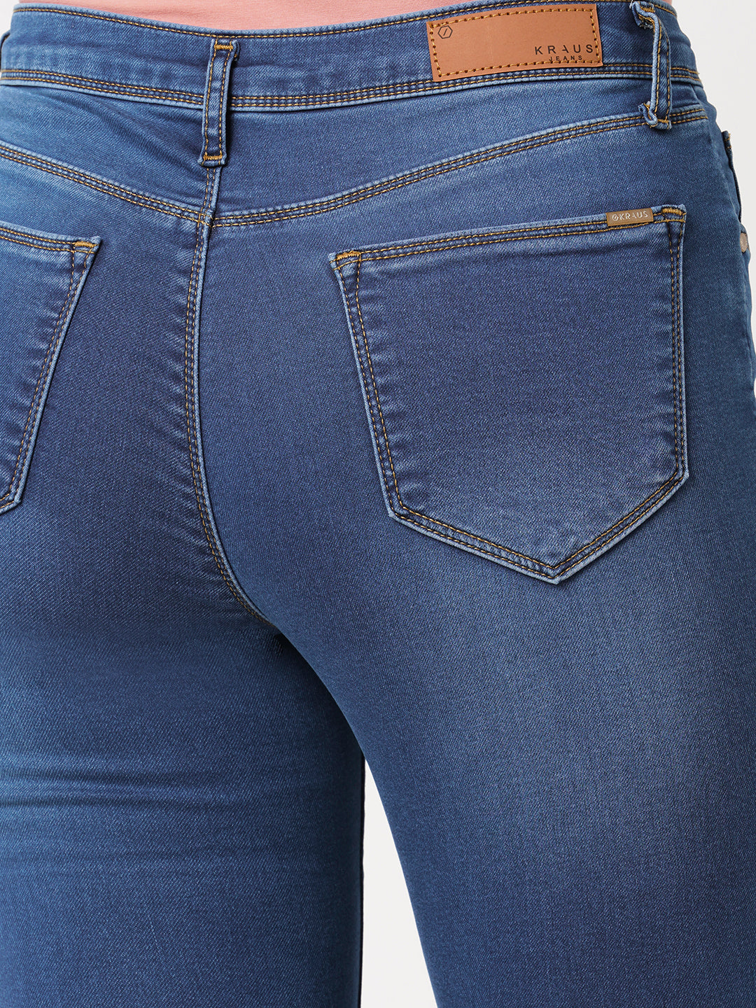 Women Blue High-Rise Skinny Jeans