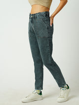 Women Grey High Rise Baggy Fit Jeans