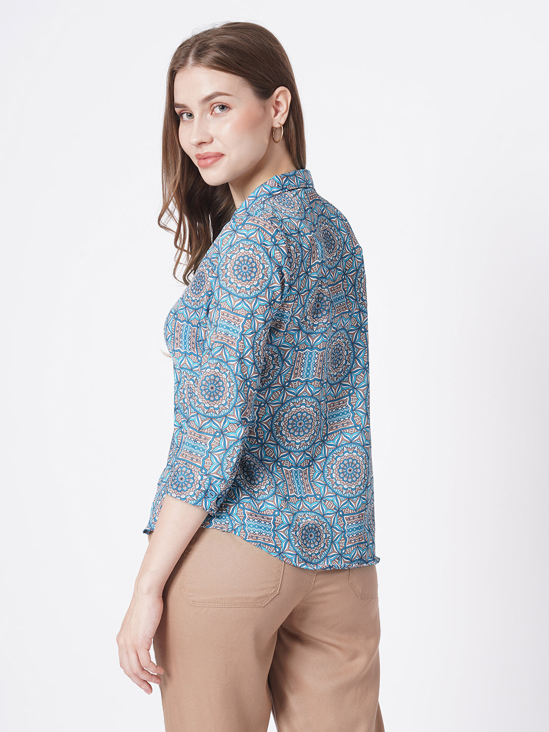 Women Kaleidoscope Printed Shirt
