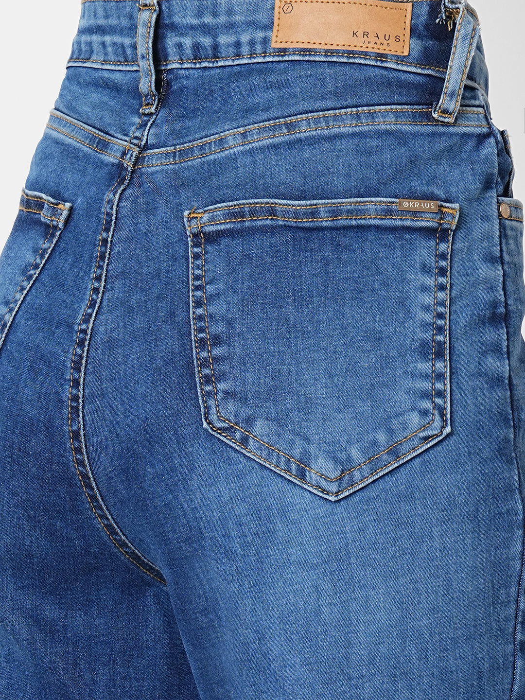 Women High-Rise Loose Straight Fit Jeans