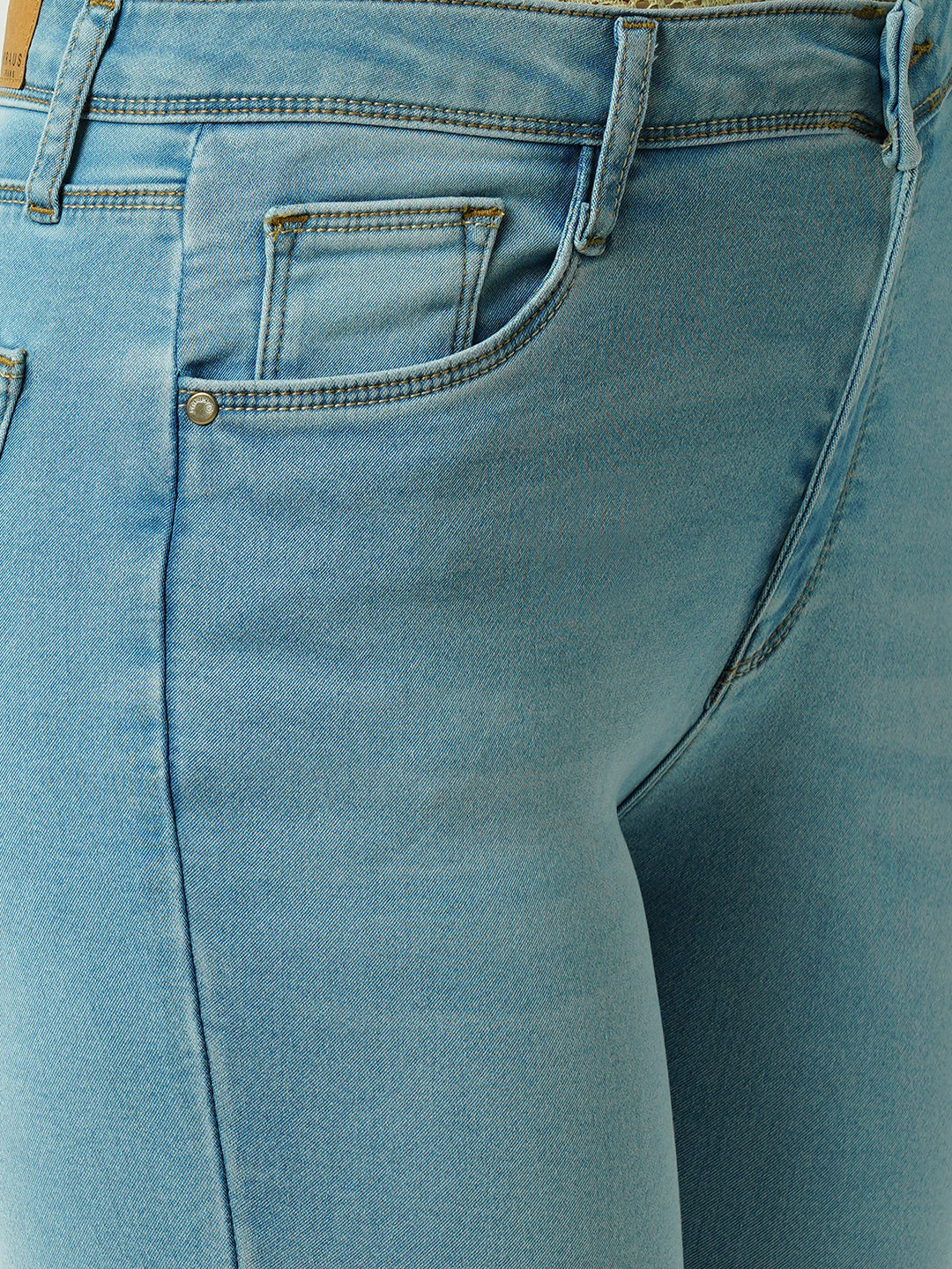 Women Blue High-Rise Skinny Jeans