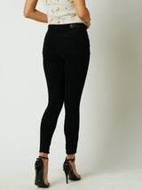 Women Black High Rise Slimming Skinny Jeans