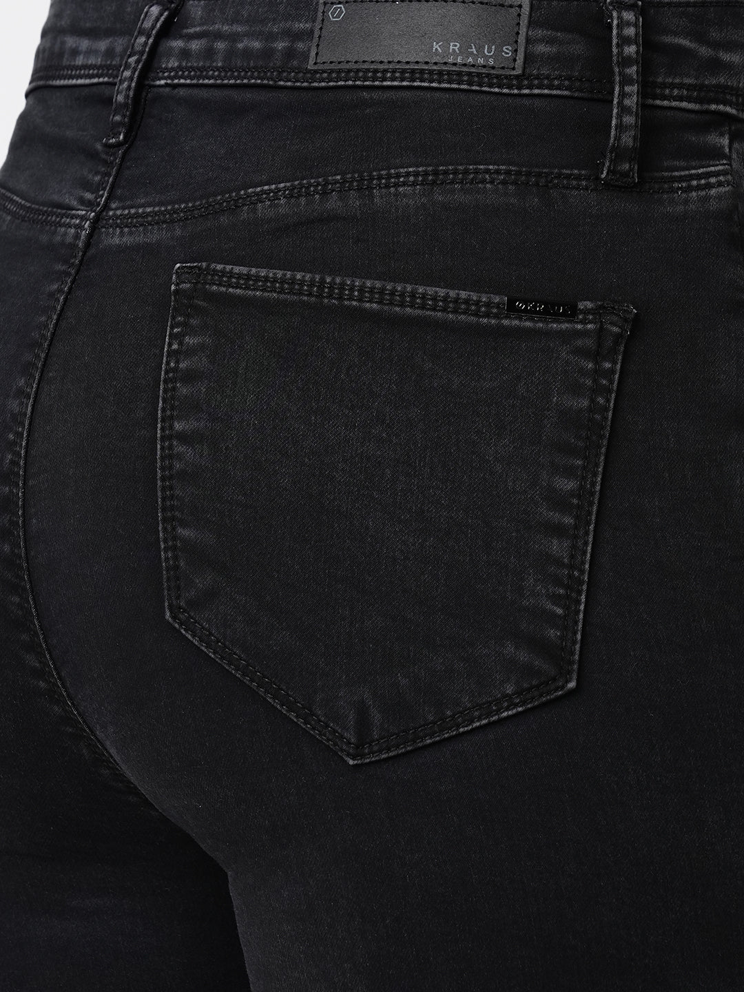 Women Carbon Black High-Rise Super Skinny Jeans
