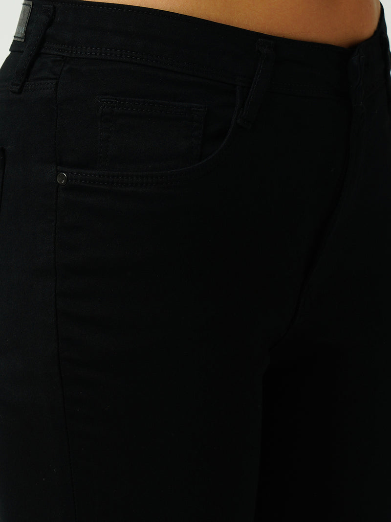 Women Black High Rise Slimming Skinny Jeans