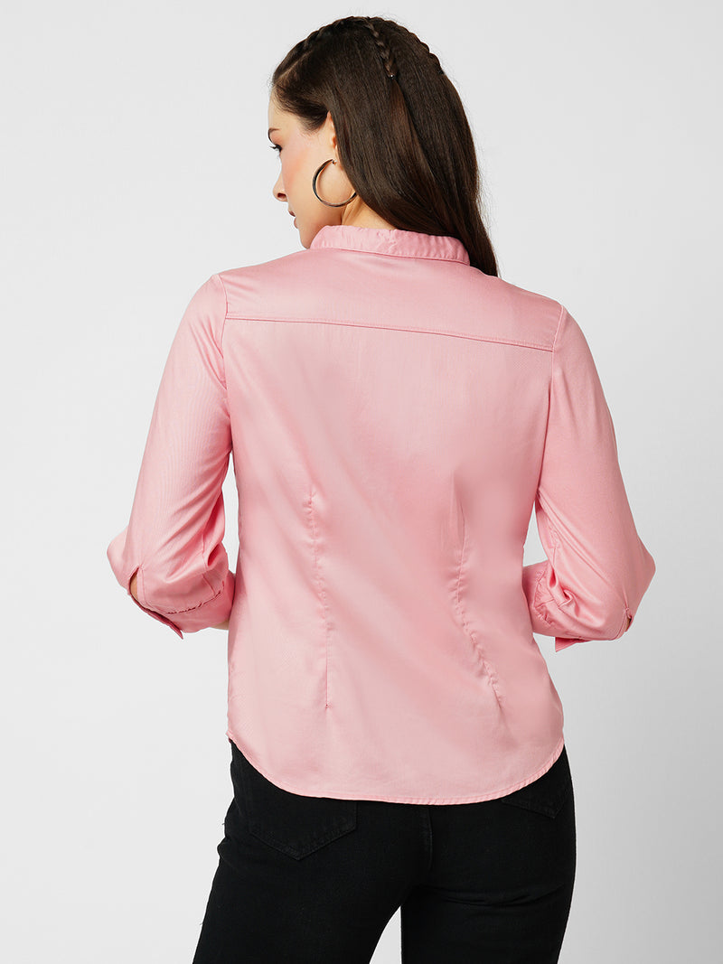 Women Blush Pink Shirts