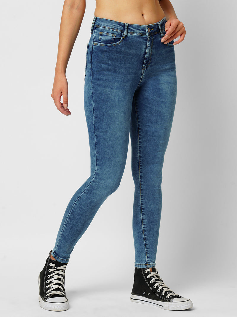K3051 Mid Rise Skinny Jeans