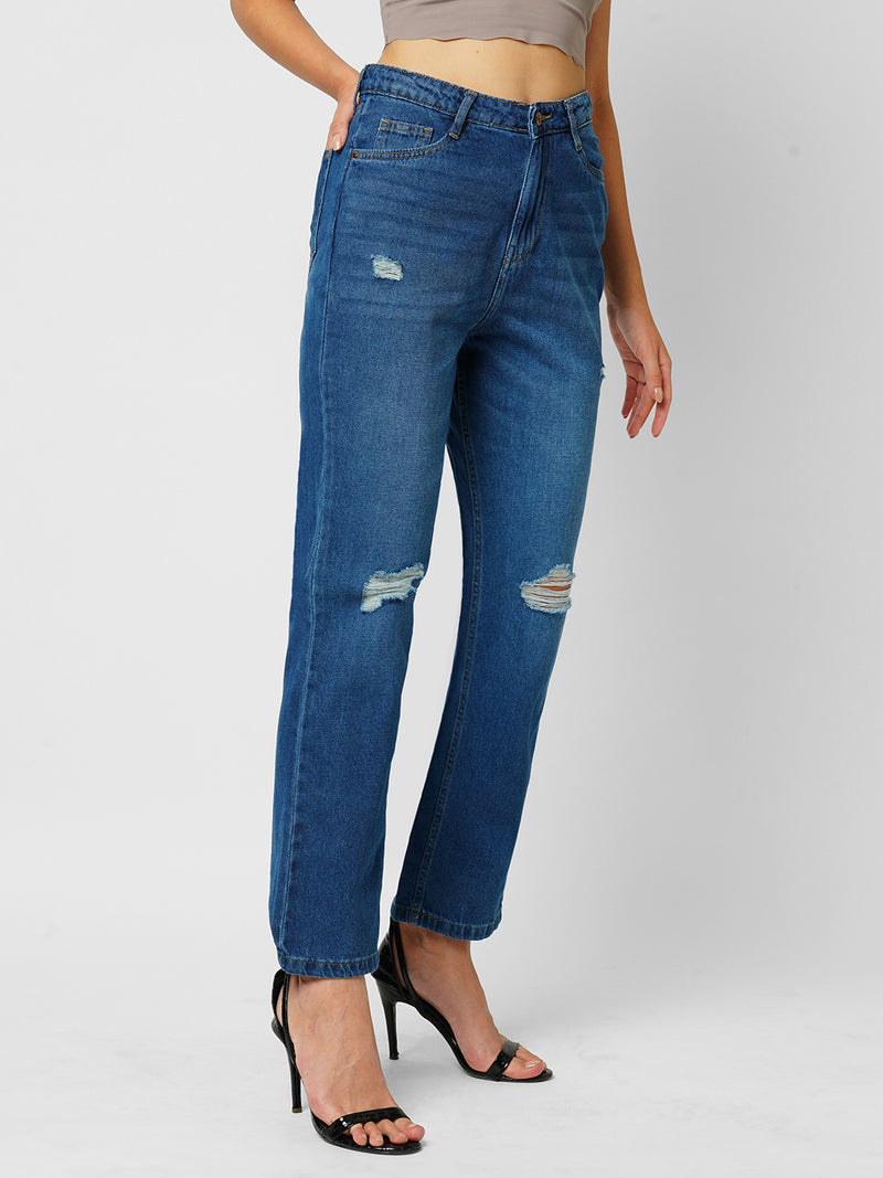 K630 High Rise Straight Fit Jeans