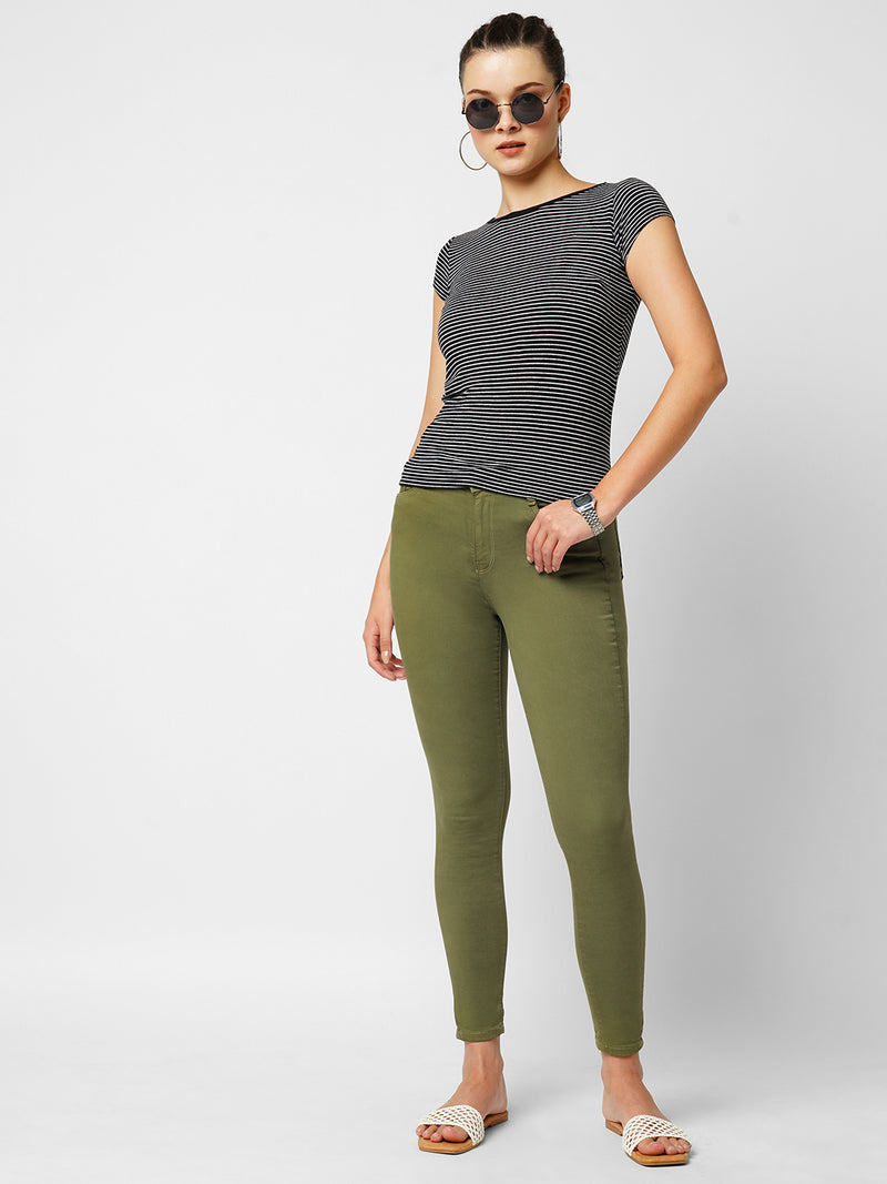 K4014 High Rise Skinny Jeans
