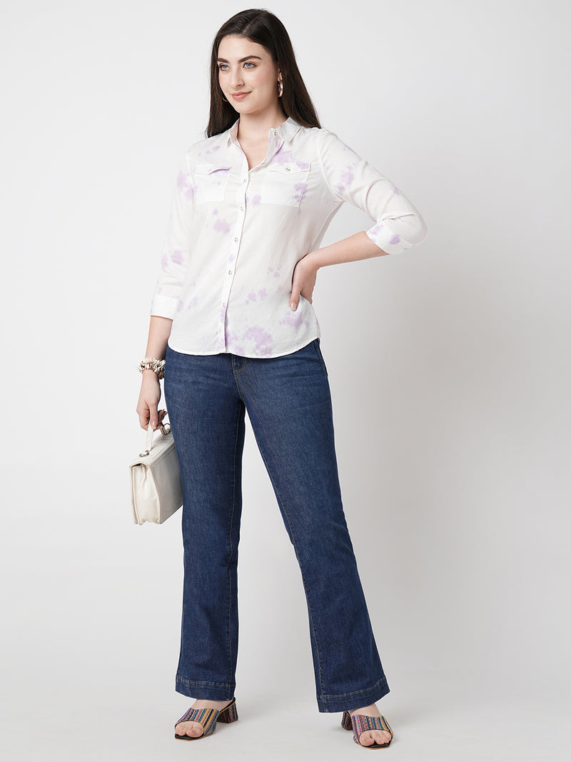 K5013 High Rise Flare Jeans