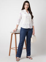 K5013 High Rise Flare Jeans