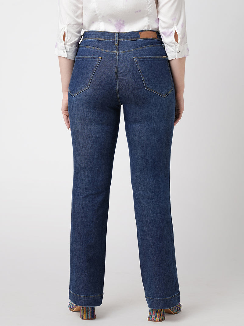 K5013 High Rise Flare Jeans