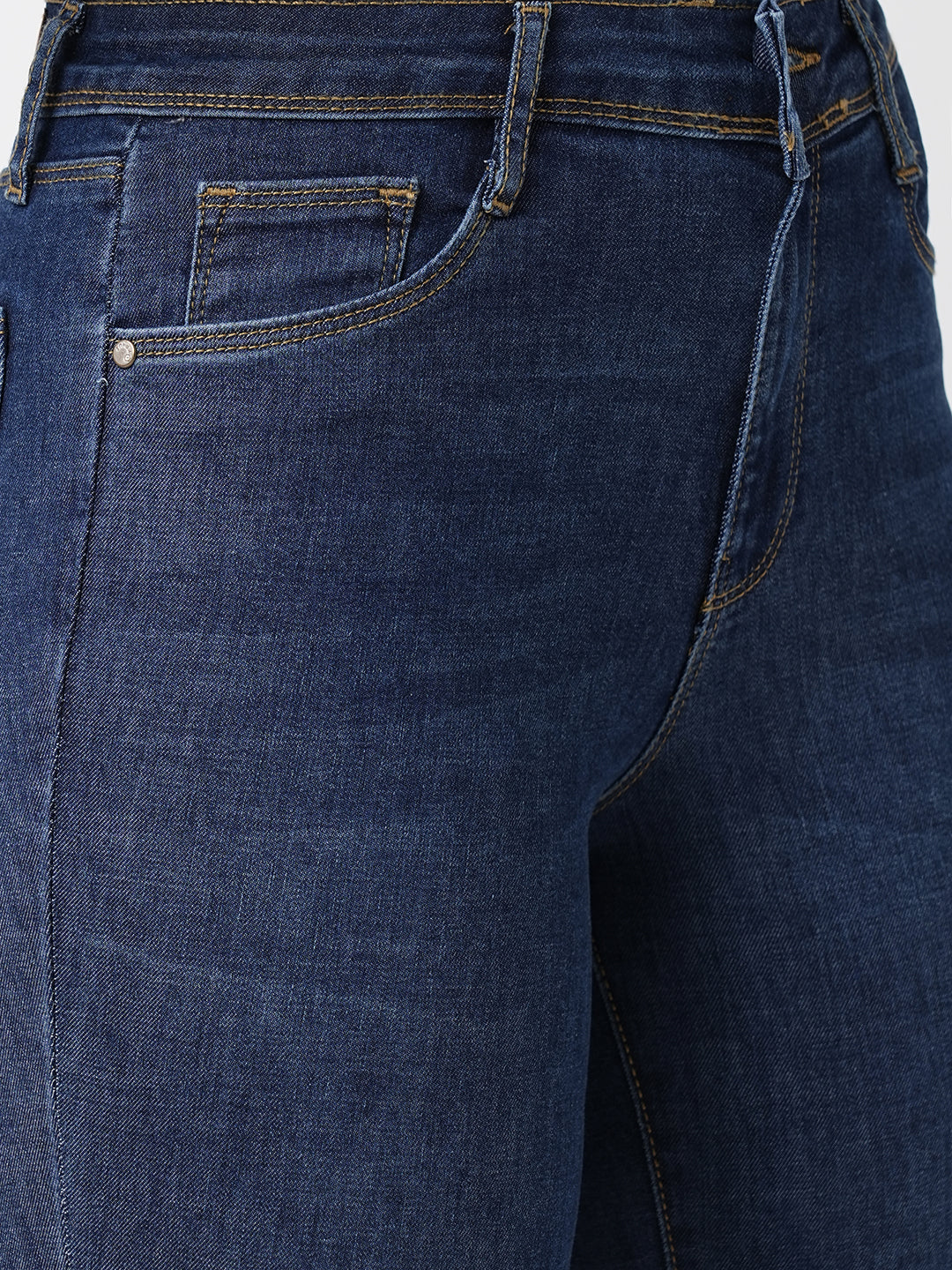 Women Blue High-Rise Flare Jeans