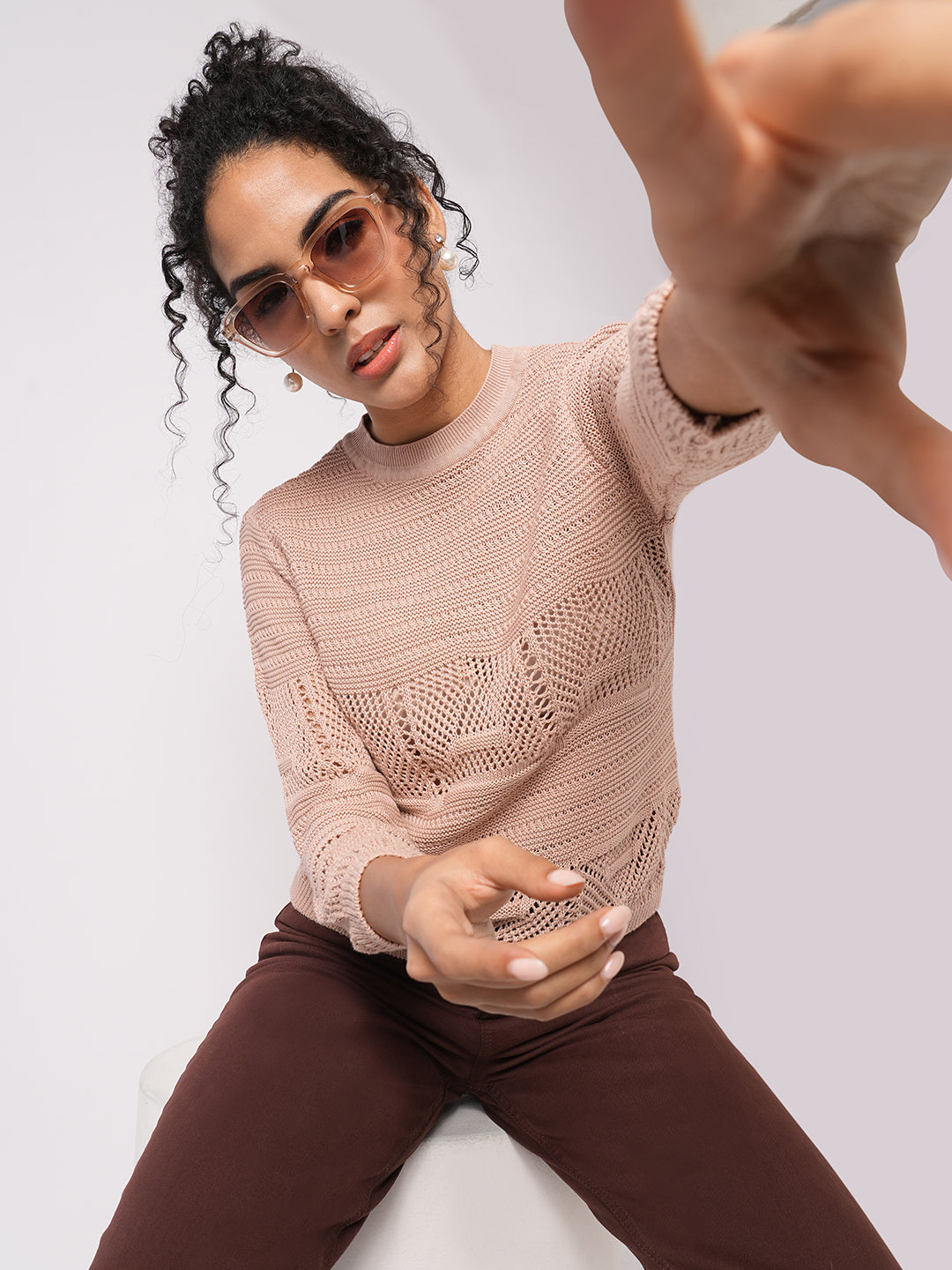 Women Flat Knit Top