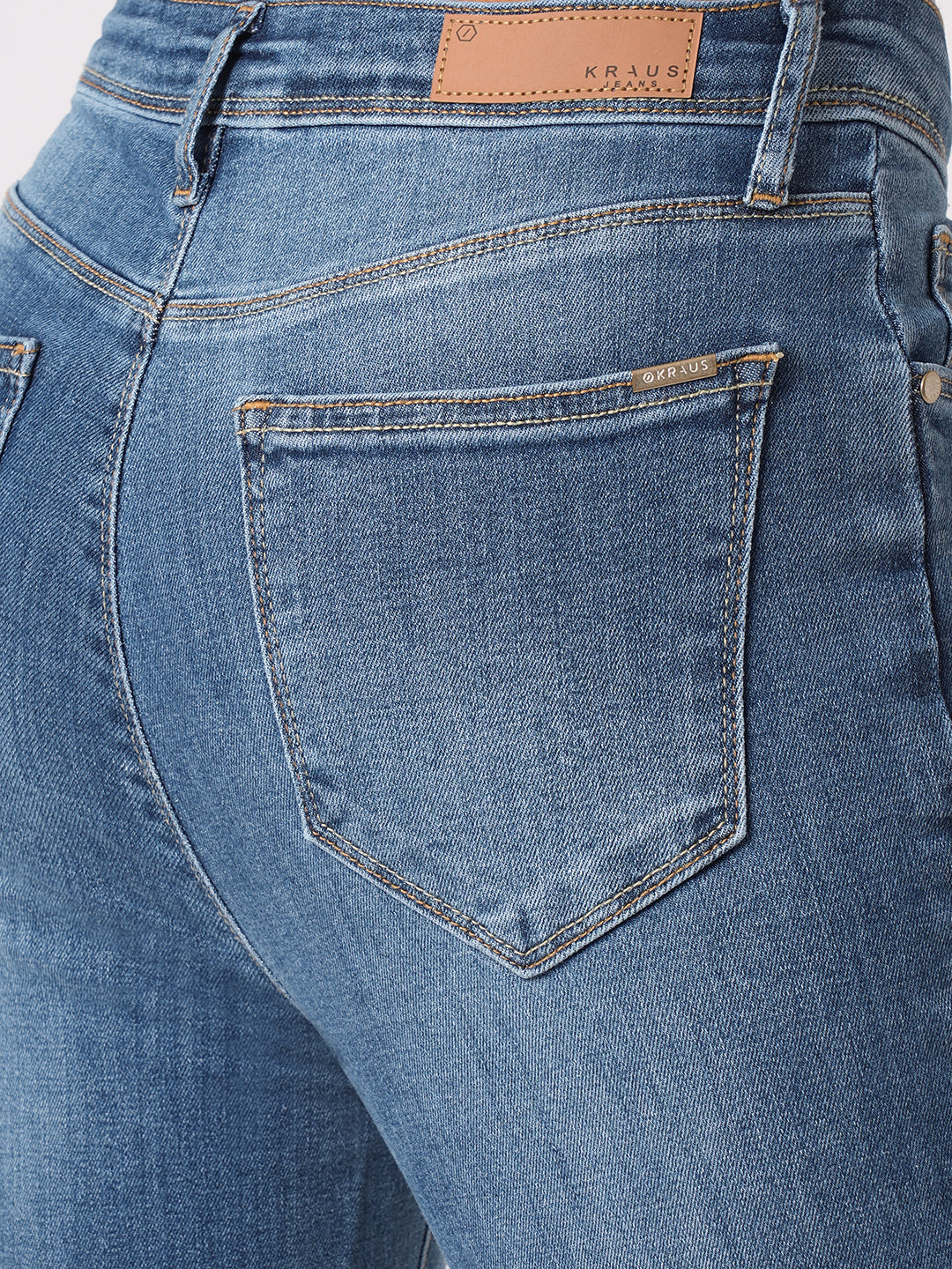 Women Blue Sky High-Rise Skinny Fit Jeans