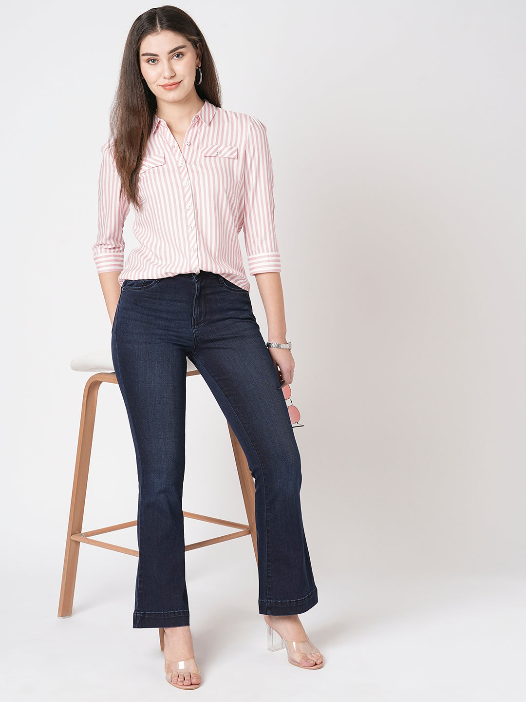 Women High-Rise Flare Jeans
