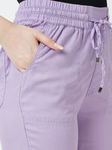 Women Lilac K3015 Mid Rise Comfort Jeans