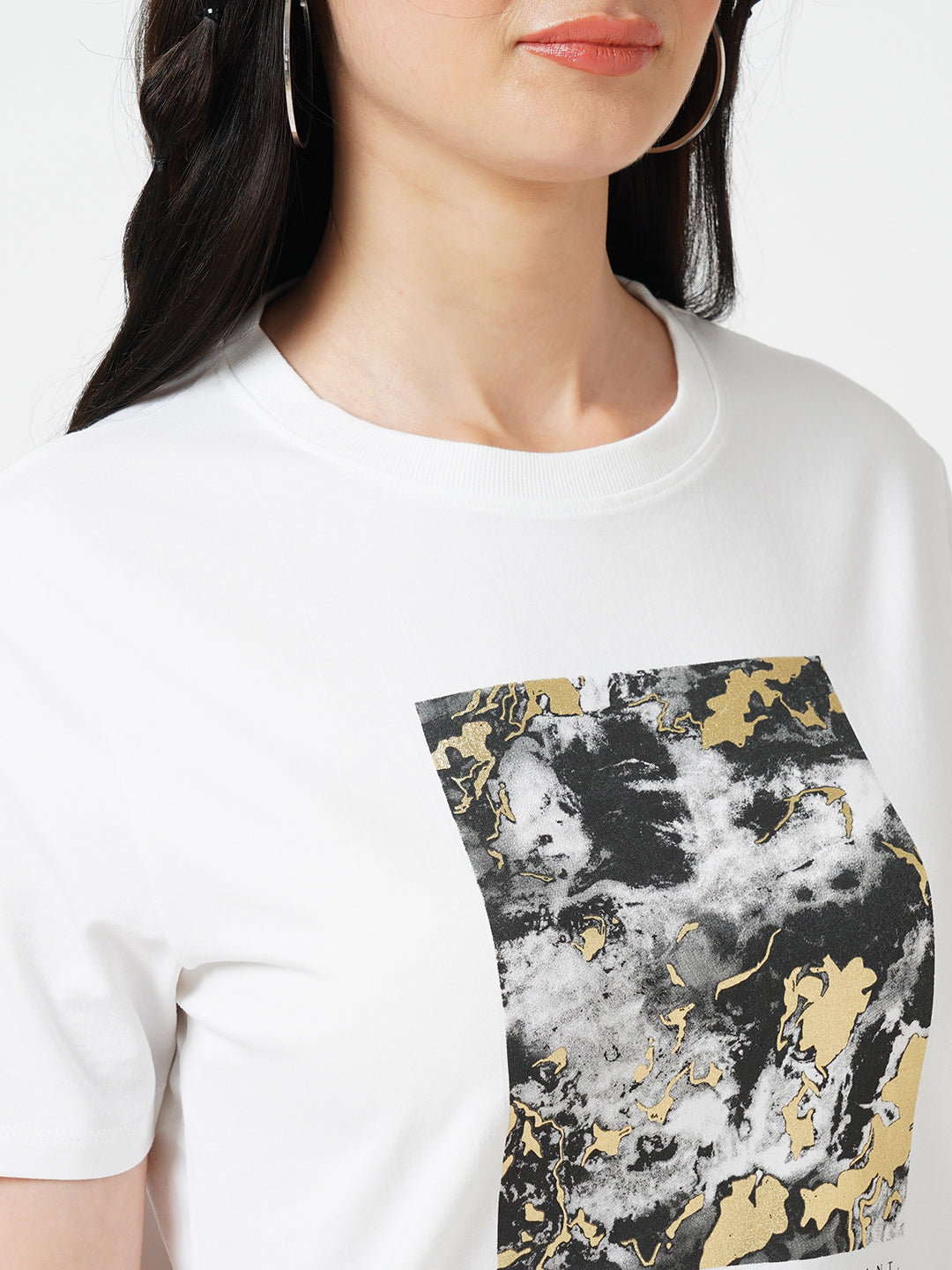 Women Slim Fit Graphic Tees