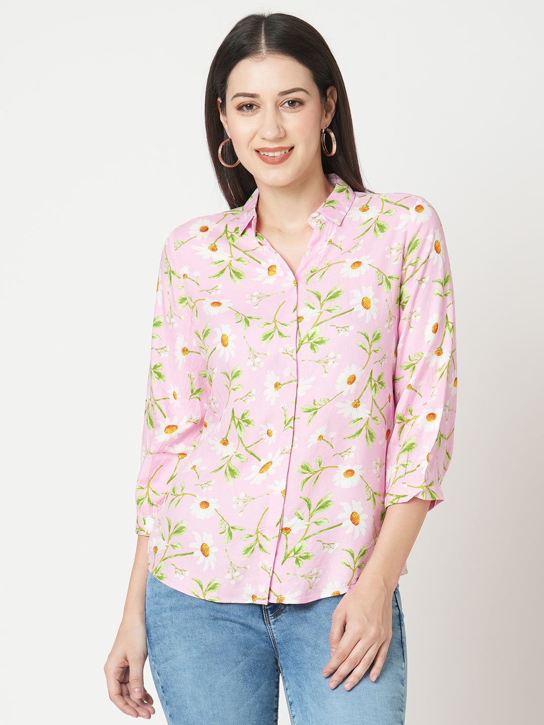 Women Floral Printed Shirt