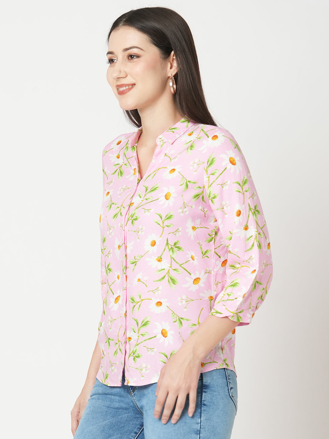 Women Floral Printed Shirt