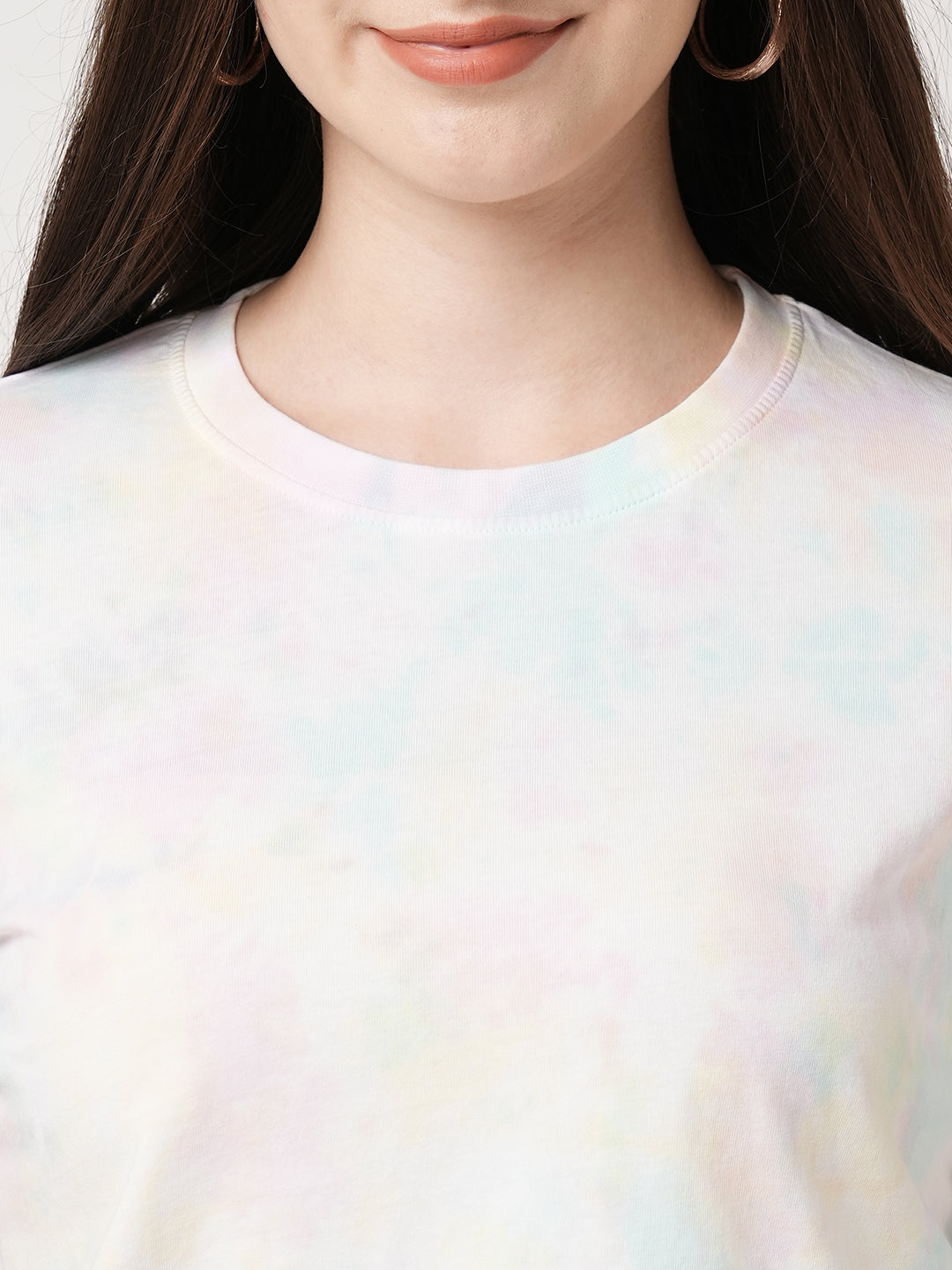 Women Multi-Tie-Dye Athleisure T-Shirt