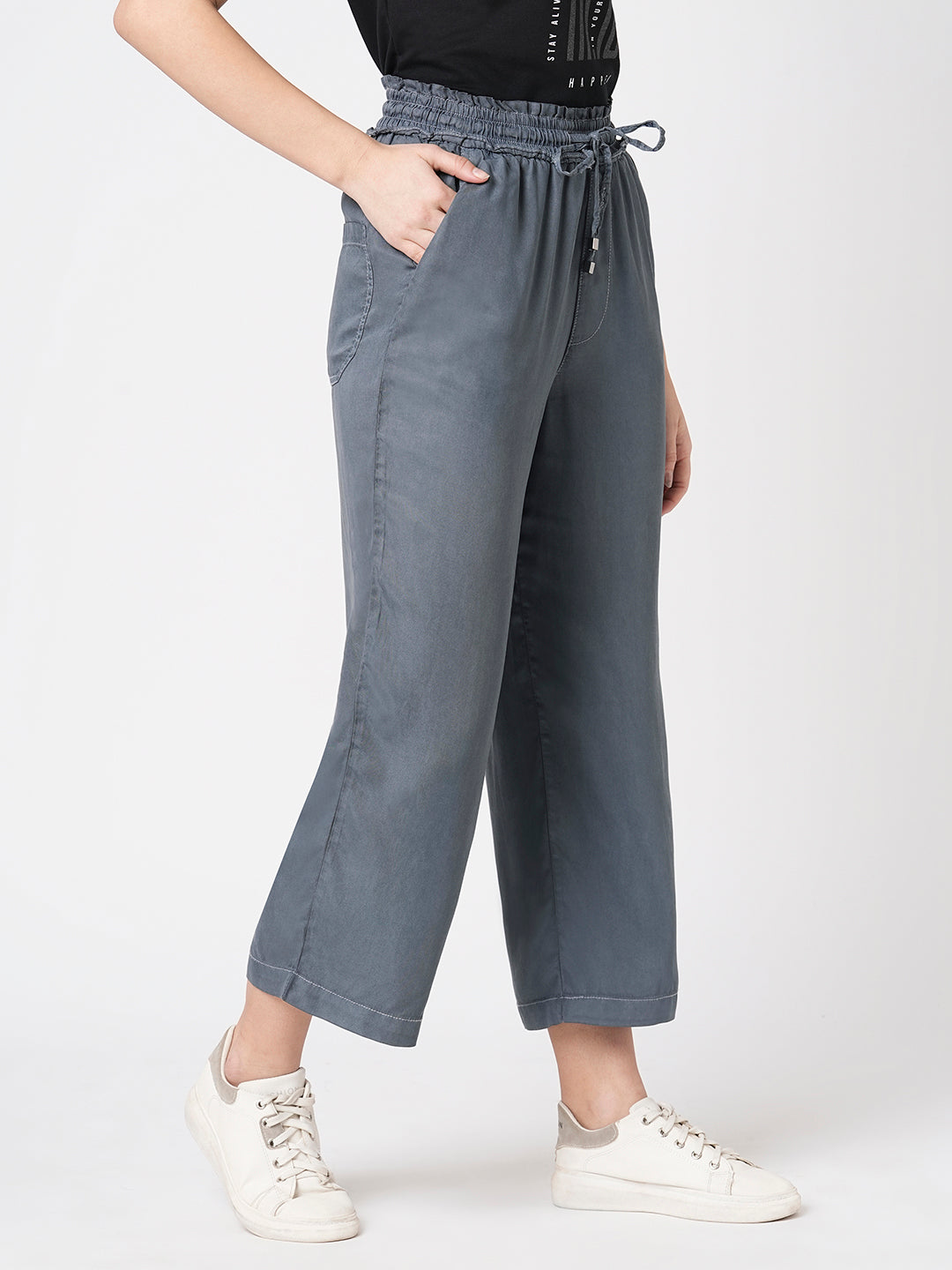 Women Grey Culottes