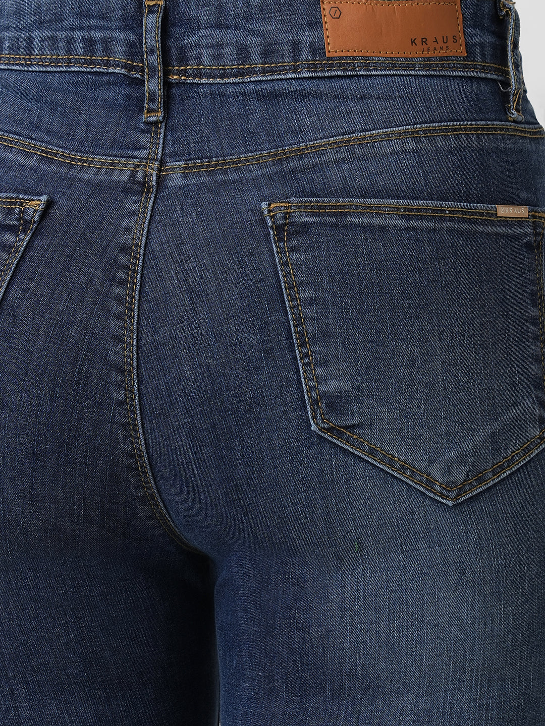 Women Blue High-Rise Mini Flare Jeans