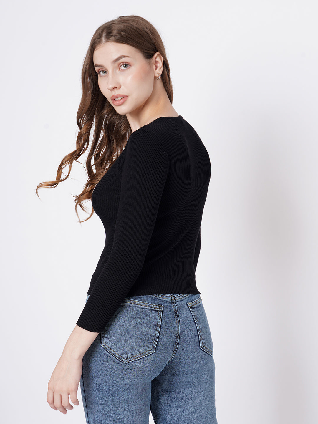 Women Ribbed T-Shirt