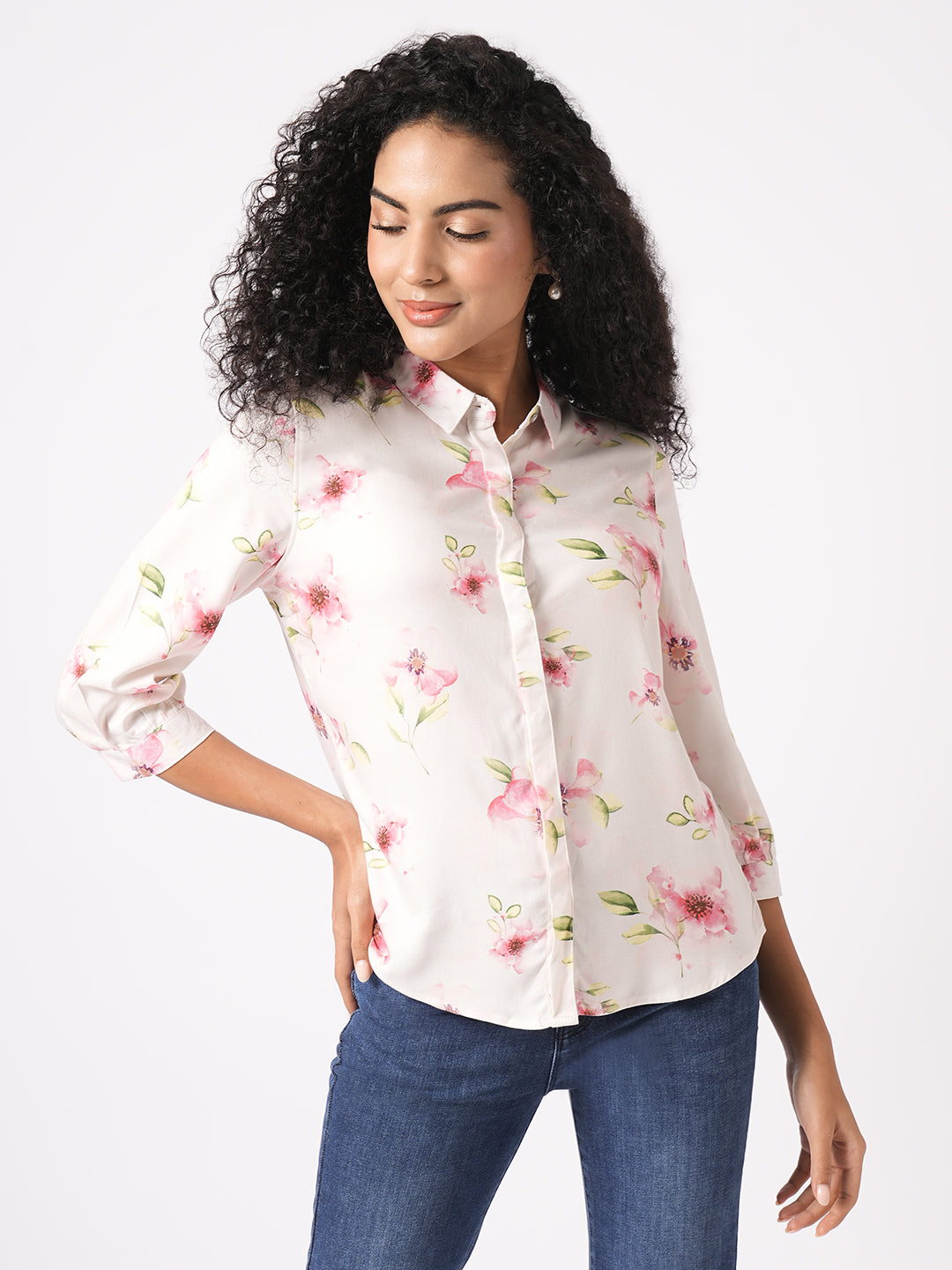Women Floral Printed Shirt