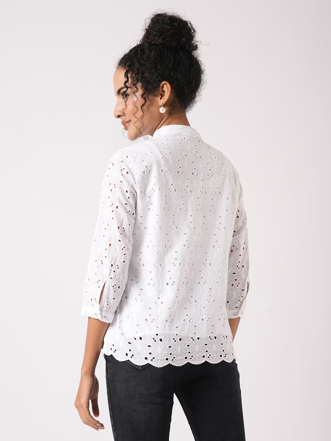 Women Schiffli Shirt