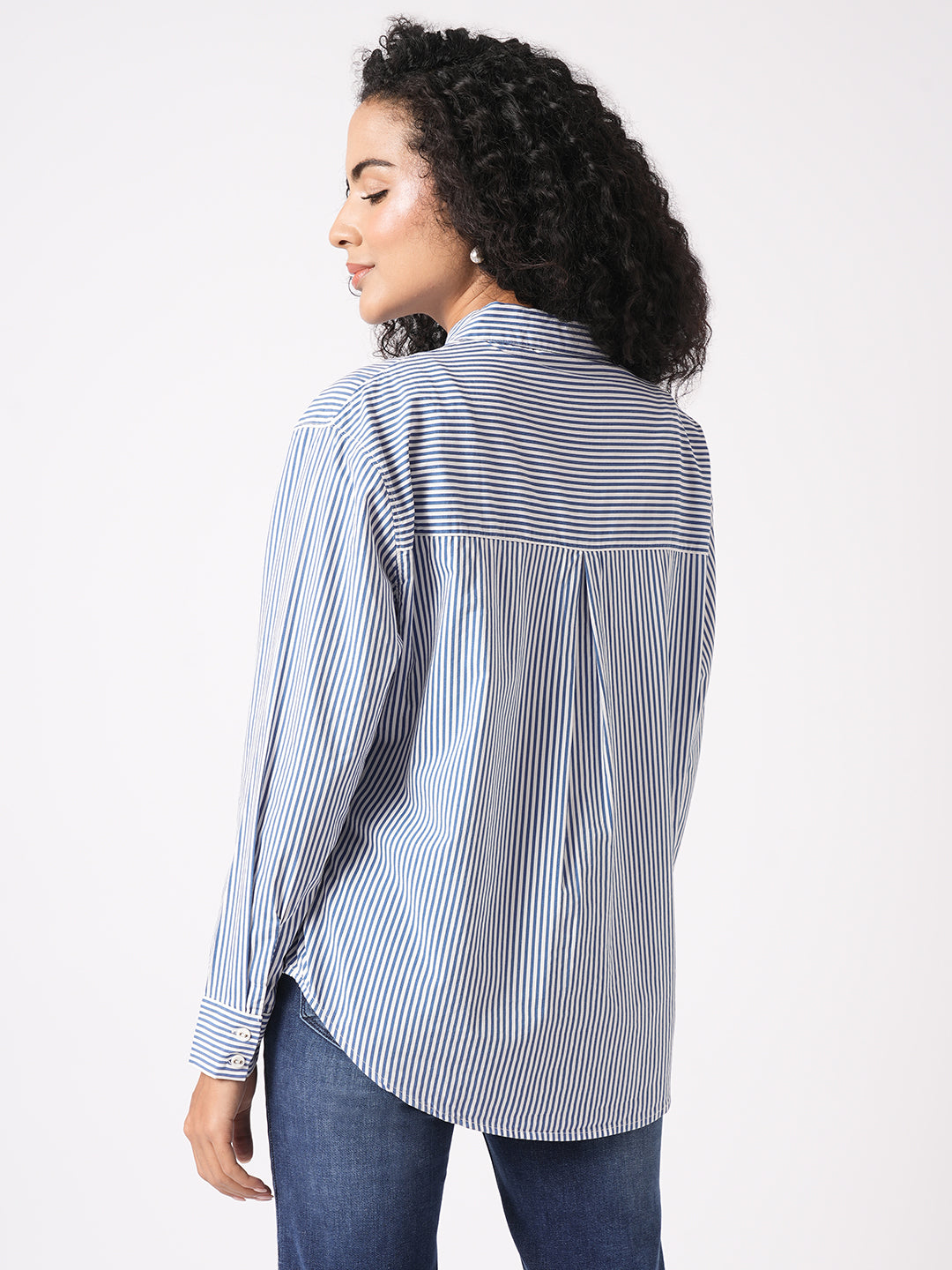 Oversized Striped Shirt
