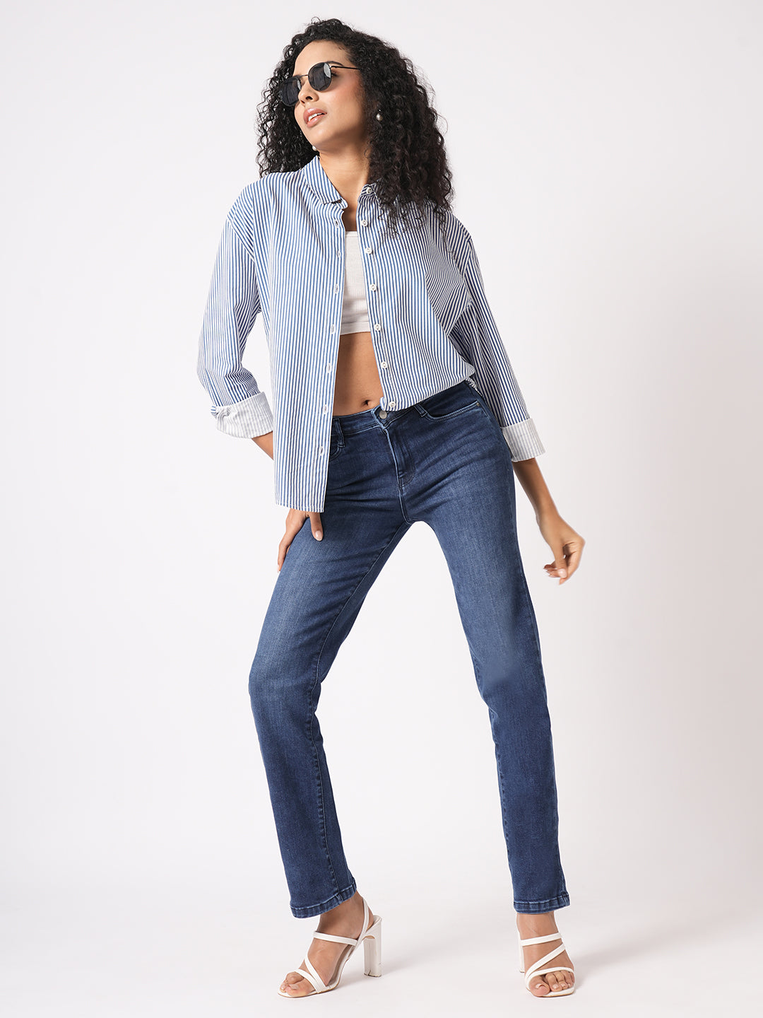Oversized Striped Shirt