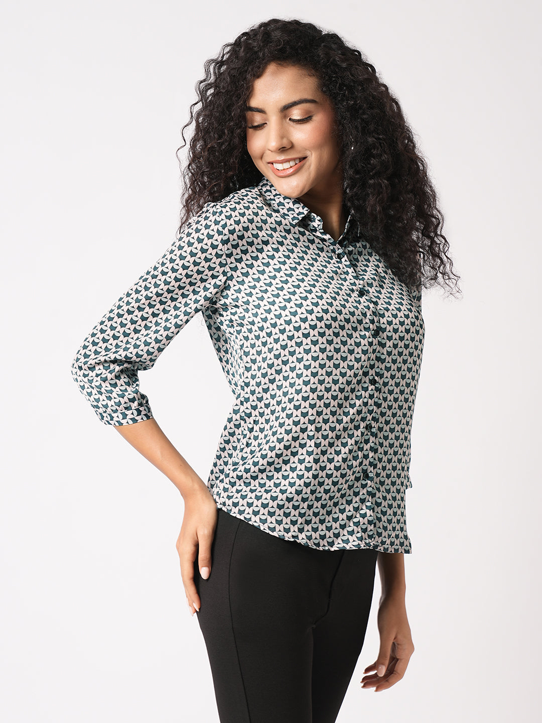 Women Geometric Printed Shirt