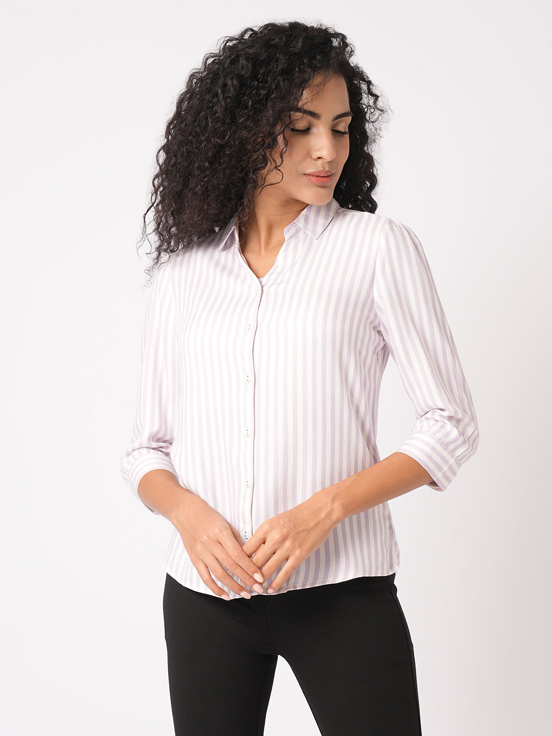 Women Striped Shirt