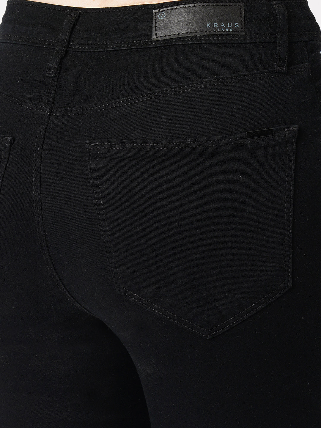 Women Black High-Rise Slimming Skinny Jeans