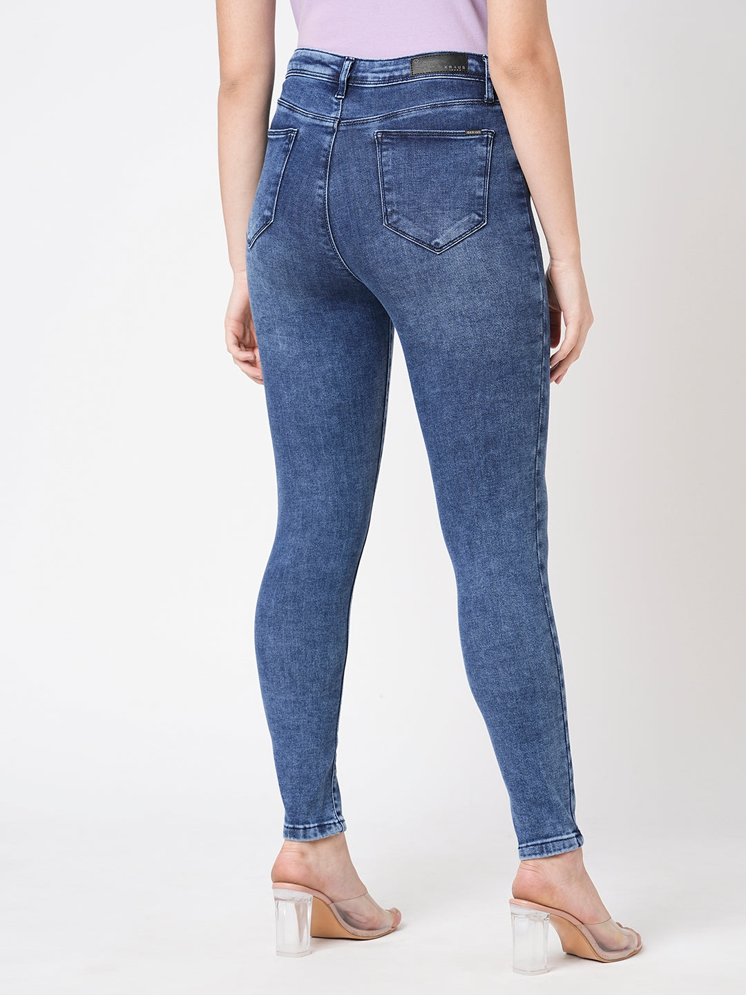 Women Sky High-Rise Skinny Fit Jeans
