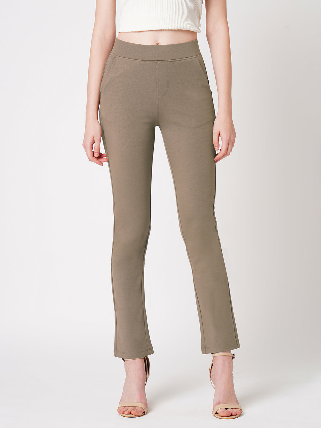 Women Mouse High-Rise Skinny Treggings
