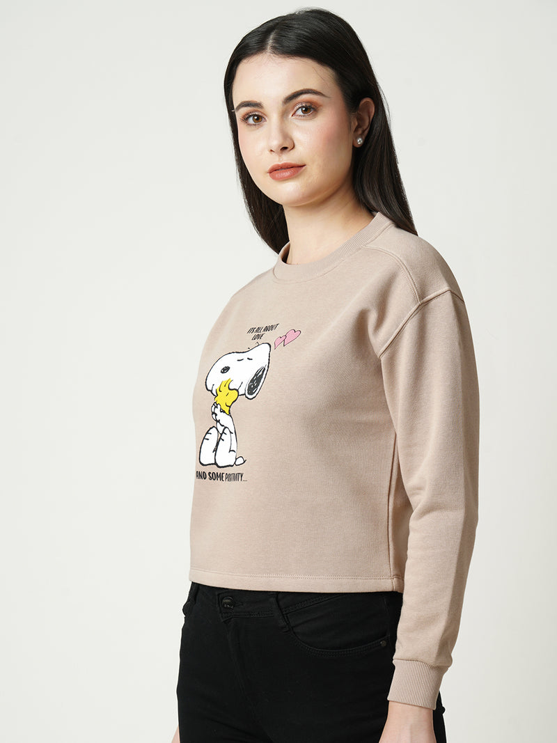 Women Beige Printed Full Length Shirts