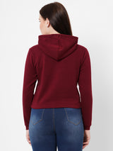 Women Maroon Printed Full Length Shirts