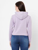 Women Lilac Printed Full Length Shirts