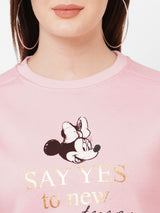 Women Dusty Pink Printed Full Length Shirts