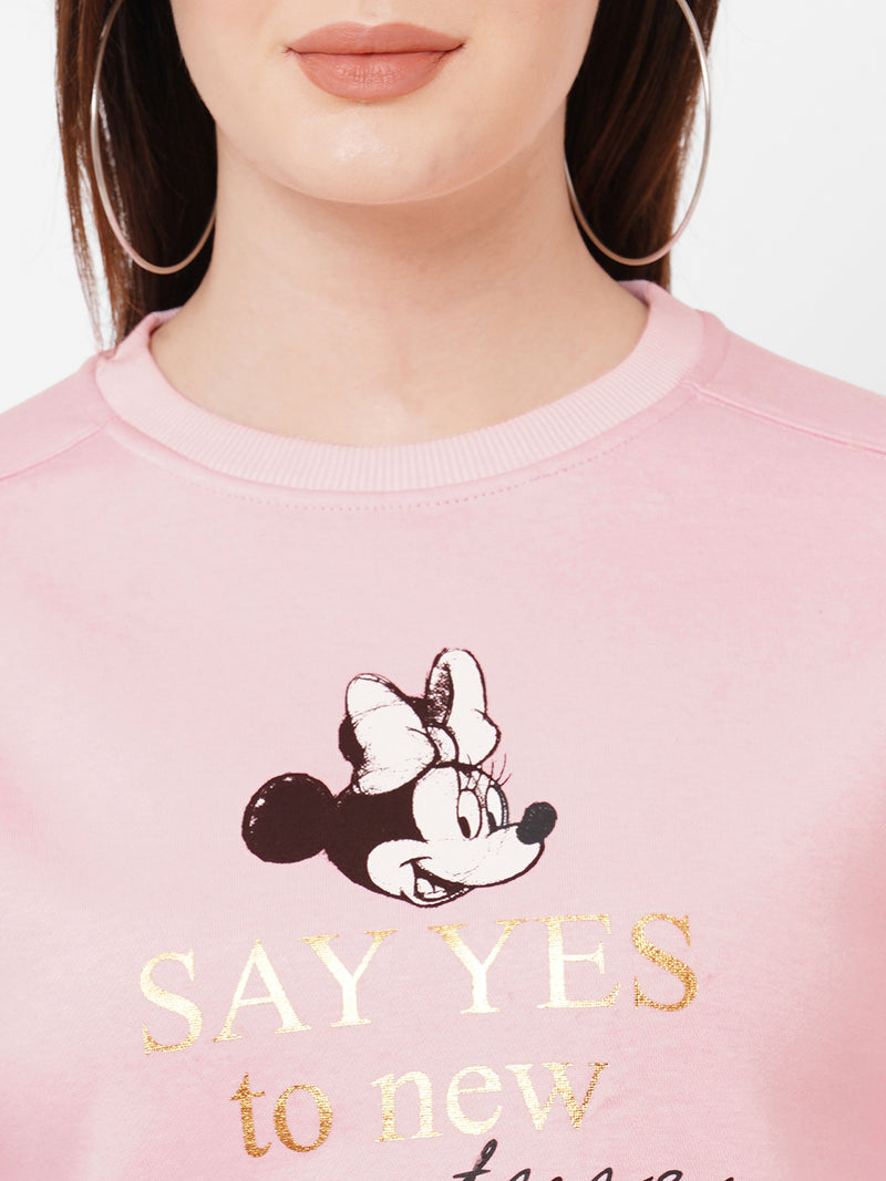 Women Dusty Pink Printed Full Length Shirts