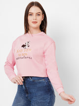 Women Dusty Pink Printed Full Length Shirts