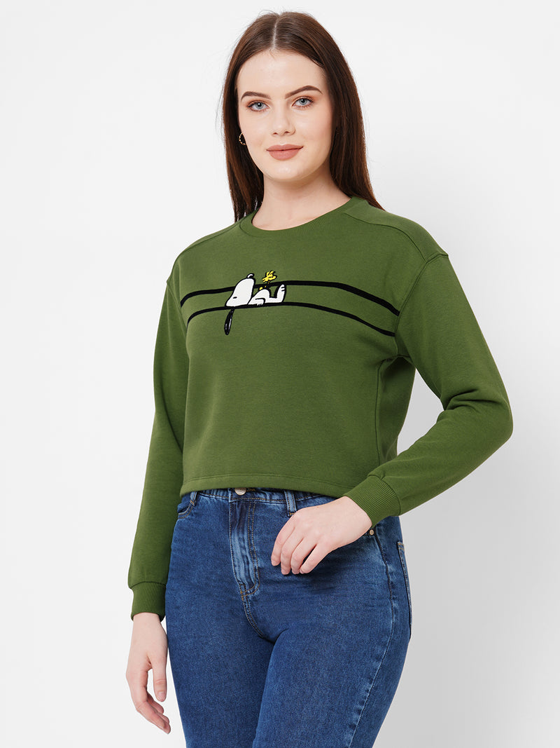 Women Jade Green Printed Full Length Shirts