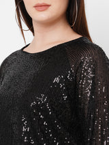 Women Black Solid Full Length Tops