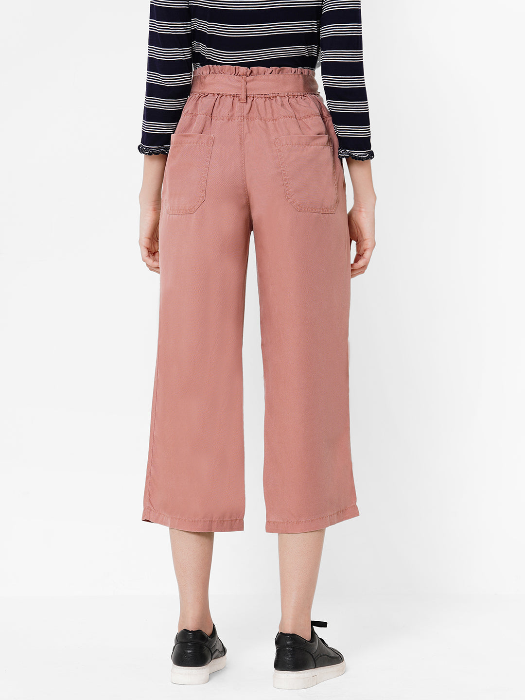 Women Blush Pink Culottes