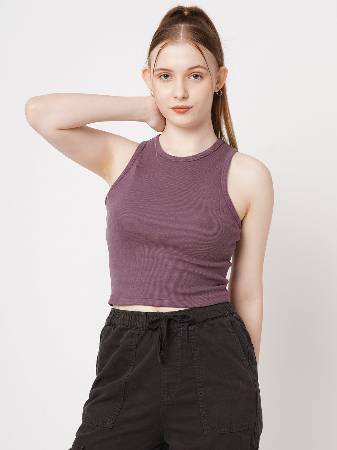 Women Ribbed Tank Top