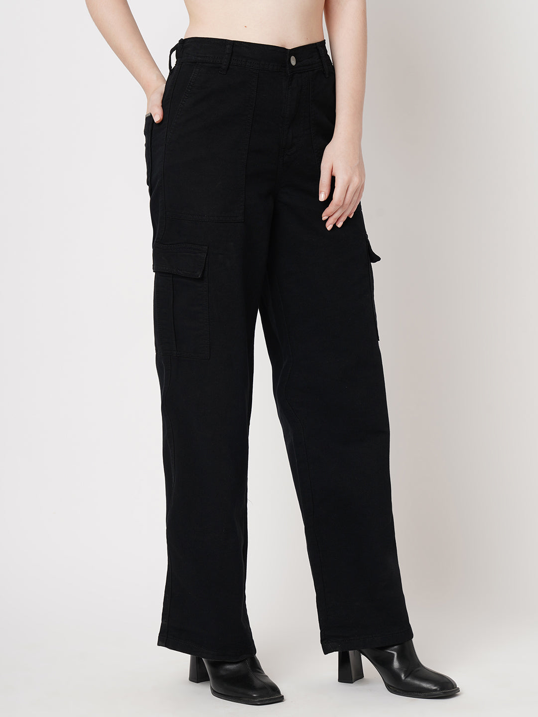 Women Black Cargo