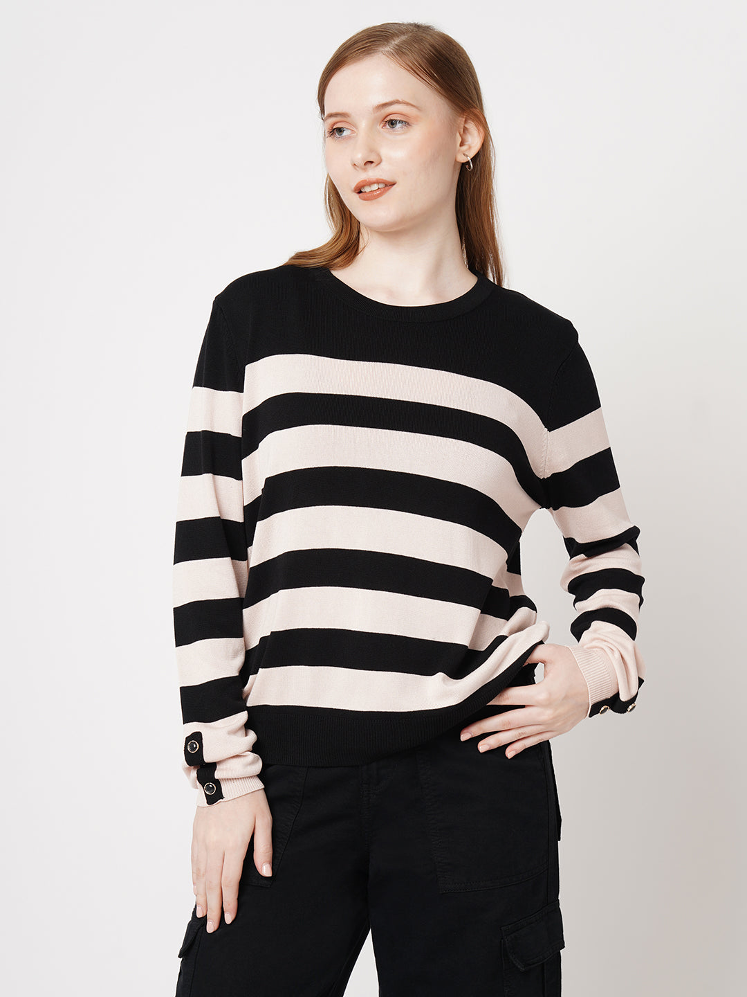 Women Striped T-Shirt