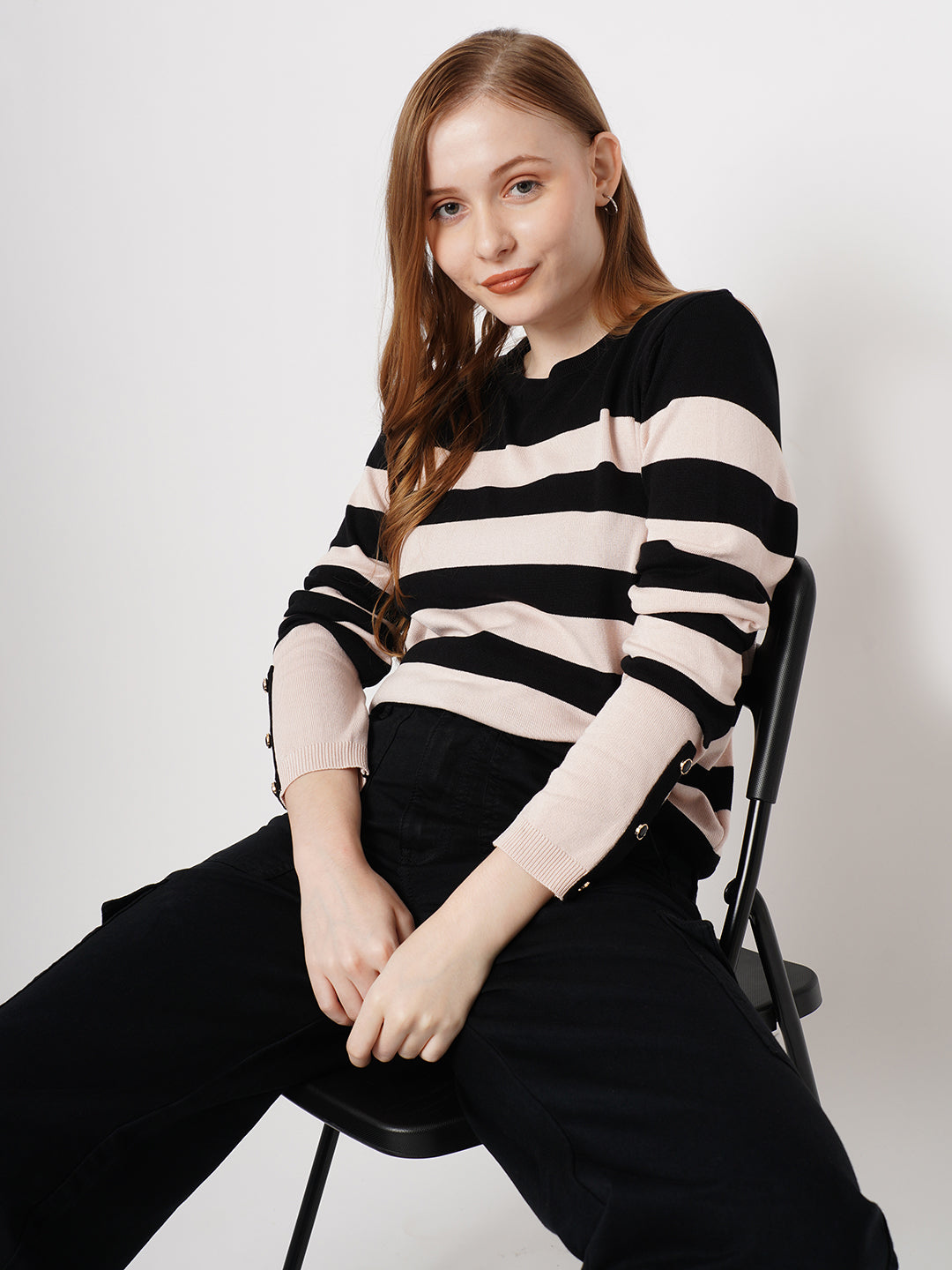 Women Striped T-Shirt